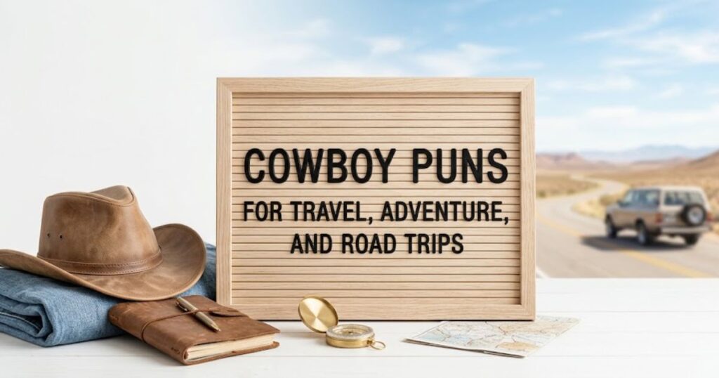 Cowboy Puns for Travel, Adventure, and Road Trips