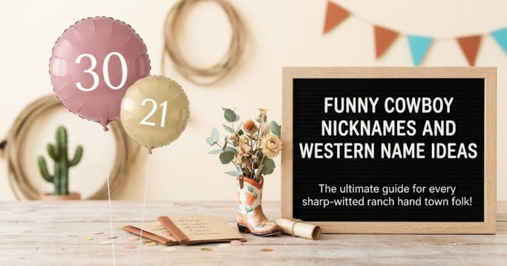 Funny Cowboy Nicknames and Western Name Ideas