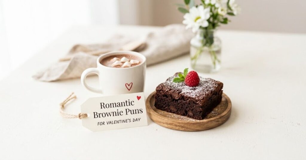 Romantic Brownie Puns for Valentine's Day